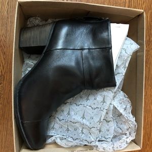 Black Clark booties